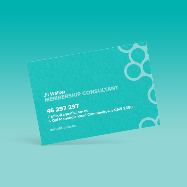 Aquafit - Business Cards